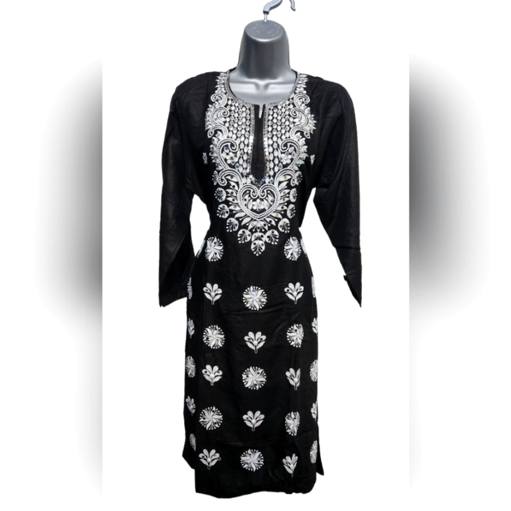 Asta Selections - Hand Embroidered Cotton Kurta